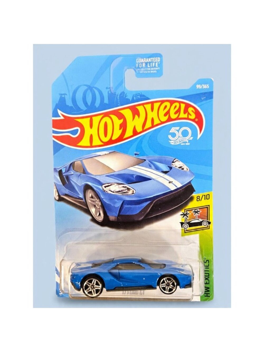 Hot Wheels 50th Anniversary ‘17 Ford GT from 2018 -- ITEM #2167
